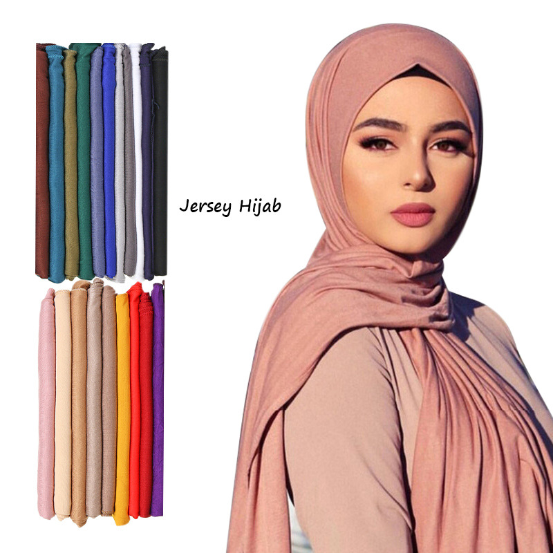Shawl Wrap Winter - 30 Farben Plain Solid Modal Jersey