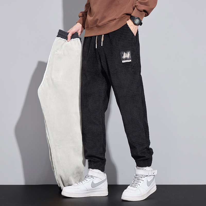 Corduroy Pant Warm - Winter Herren Fleece Jogging hose warme