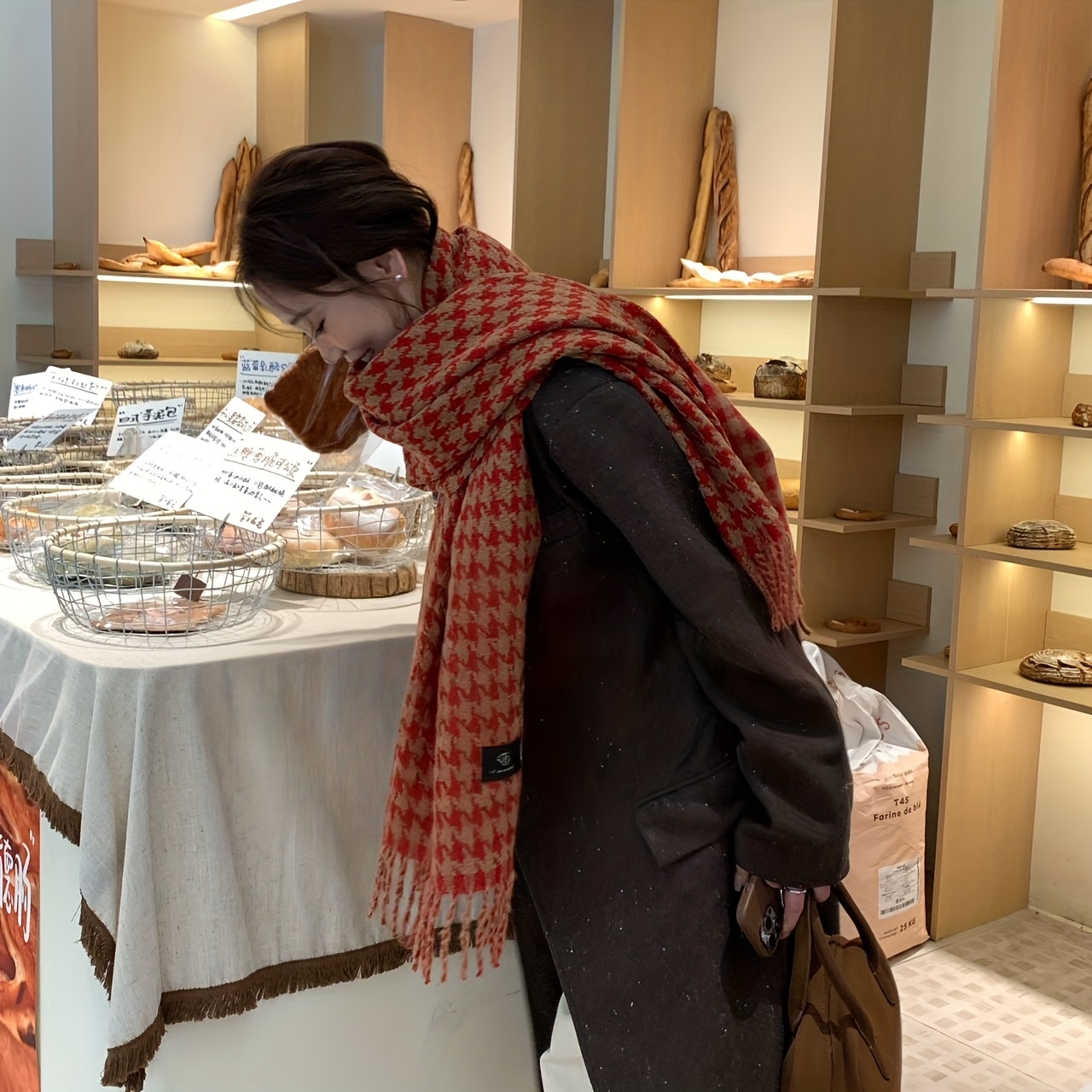 FANGSIGE Exquisiter Hundert-Tu – Wool Scarf Men Bewertung und Preis