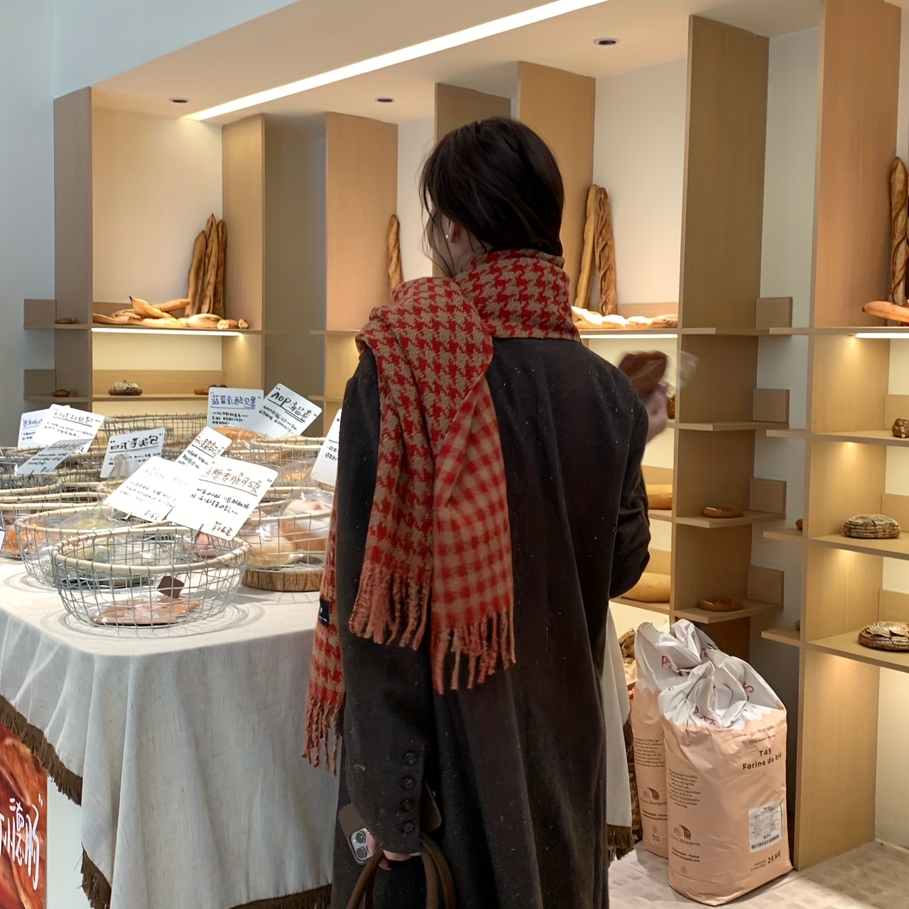 FANGSIGE Exquisiter Hundert-Tu – Wool Scarf Men Bewertung und Preis