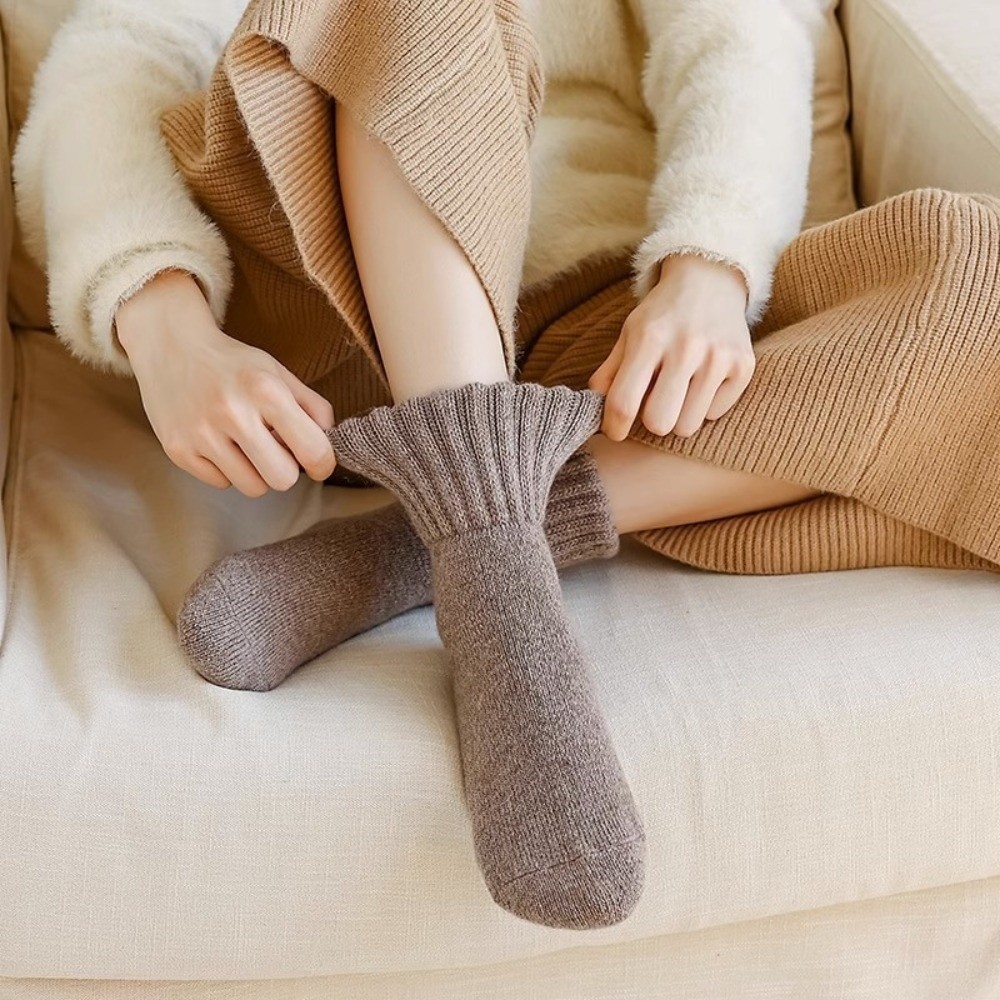 Kreative einfarbige, verdickte – Thermal Sock Wool Bewertung und Preis