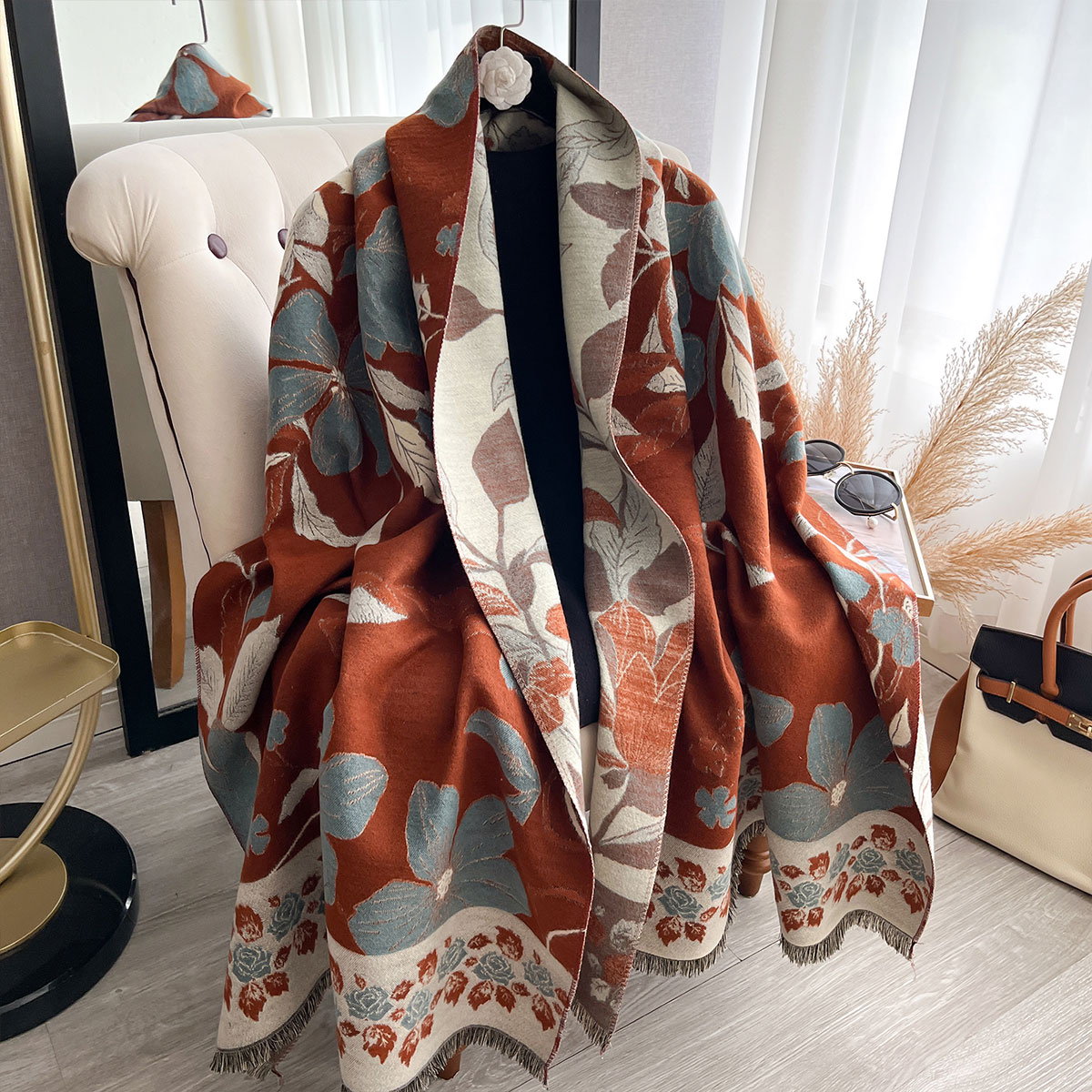 Frauen Verdicken Luxus Winter  – Shawl Wrap Winter Bewertung und Preis