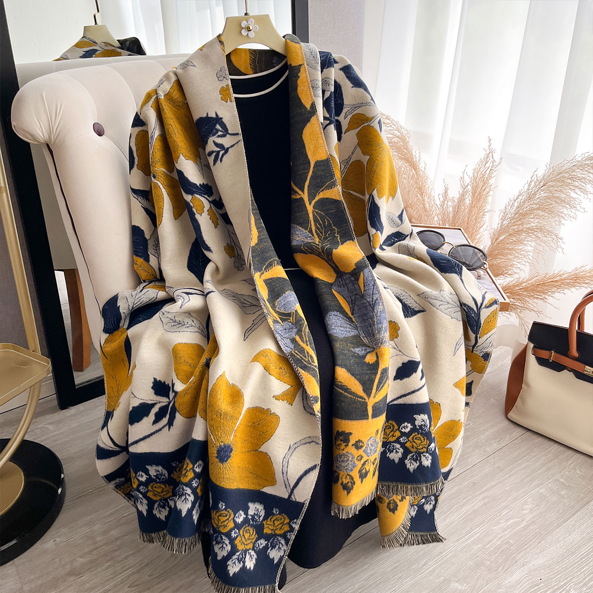 Frauen Verdicken Luxus Winter  – Shawl Wrap Winter Bewertung und Preis
