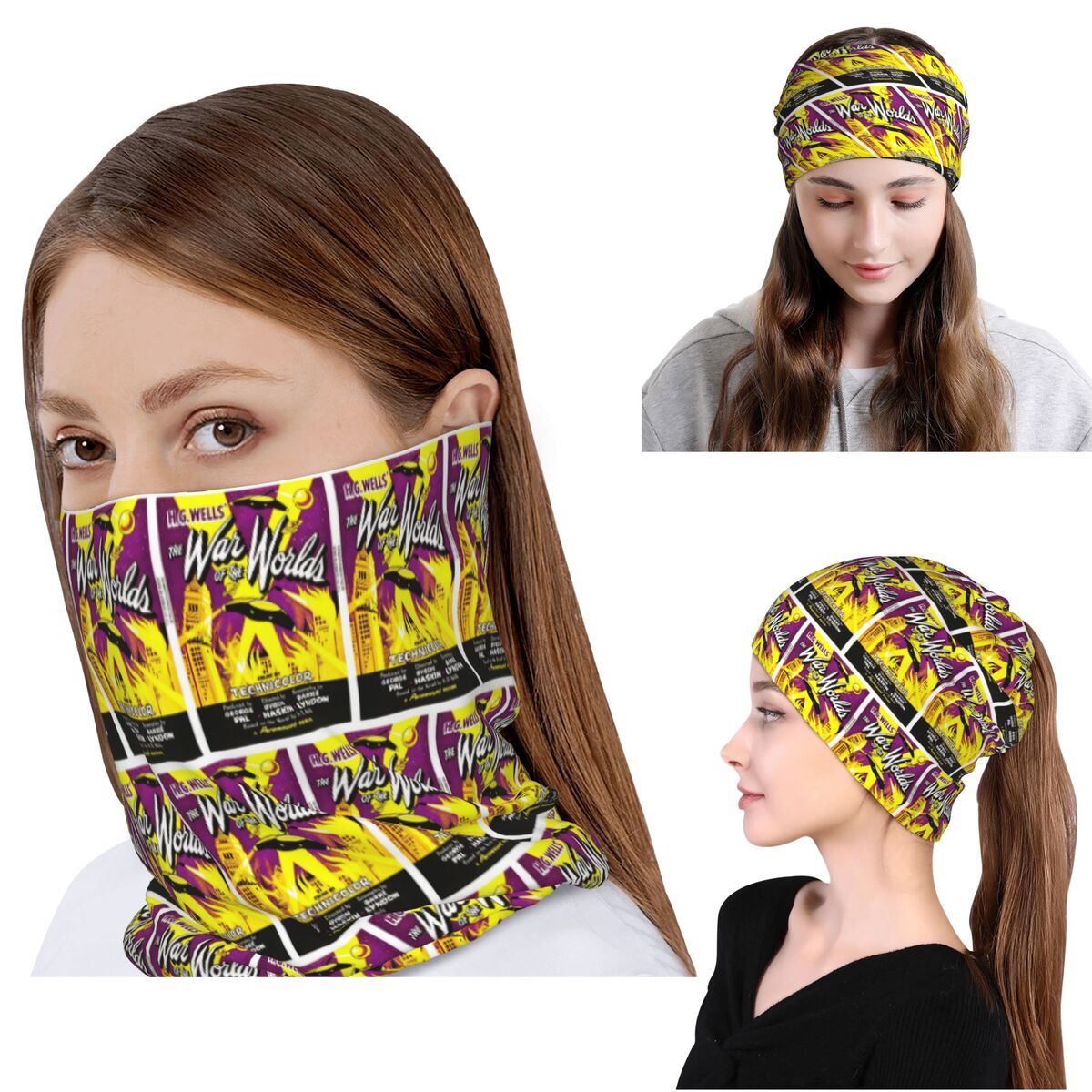 War Of The Worlds Bandana Hals – Knit Beanie Hat Warm Bewertung und Preis